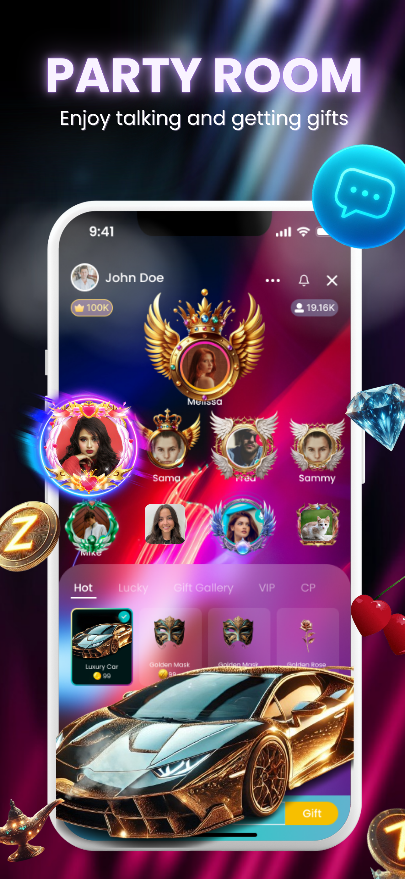 ZONE - Group Voice Chat Room