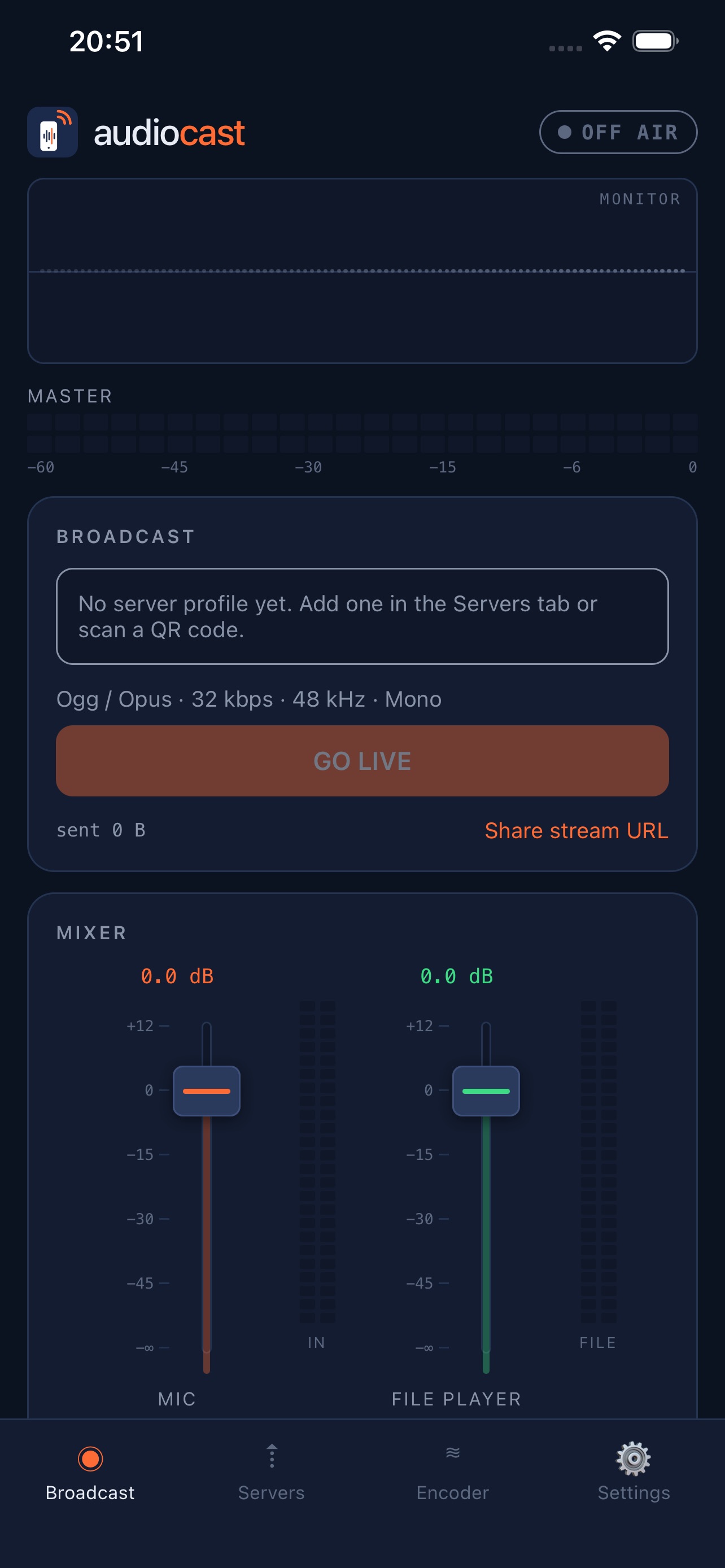 Screenshot 1 of Audiocast