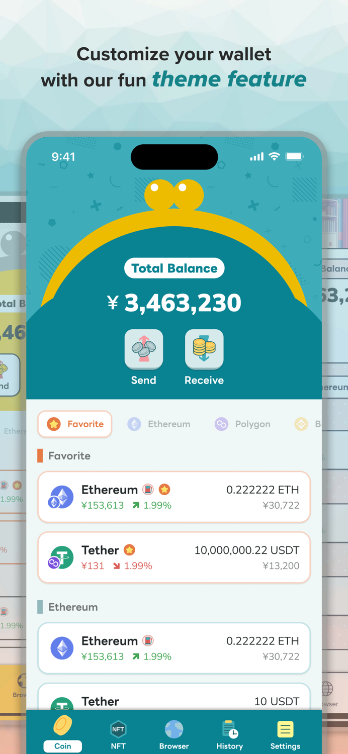 Saify Crypto  NFT Wallet