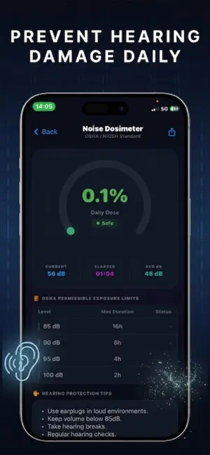 DB Sense- Sound Level Meter screenshot 4