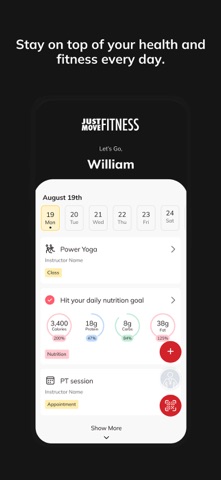 Just Move Online screenshot
