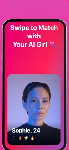 Lovia: AI Girlfriend Chat iPhone screenshot