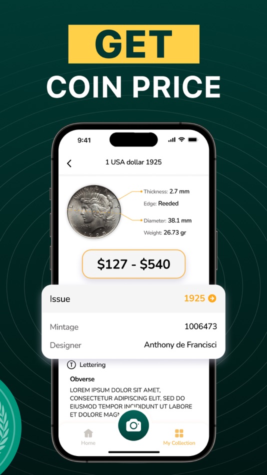 #2. Rare Coin Identifier - Scanner (iOS) 由: Anhelina Minayeva