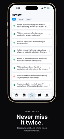 NCLEX RN Prep 2026: Nursing iPhone screenshot