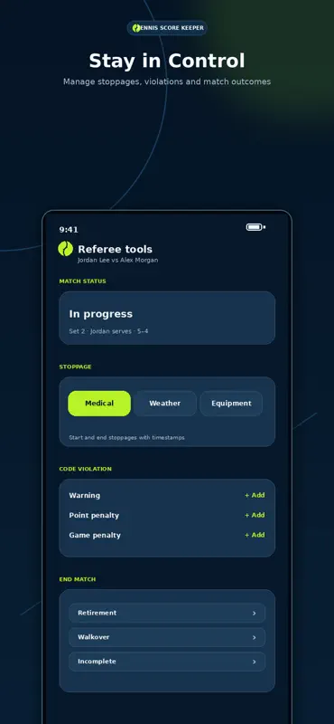 Tennis Score Keeper. screenshot 7 of 7