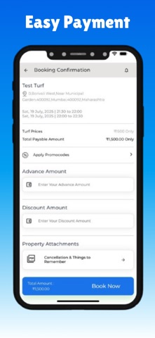 Fabzia Turf Booking Management screenshot