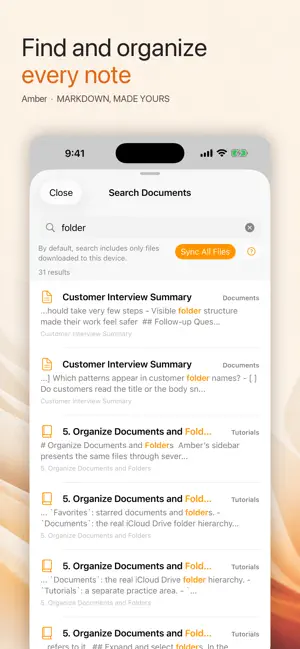 Amber - Simple Markdown screenshot 4