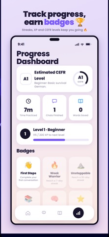 SPRICH · LEARN GERMAN WITH AI iPhone screenshot