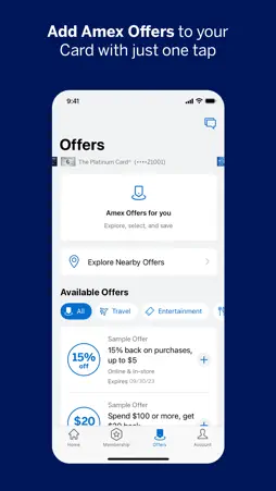 Amex screenshot 9
