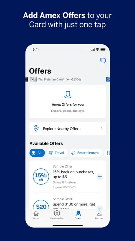 Amex screenshot 9 of 10