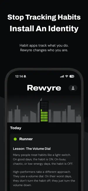 Rewyre: Habit & Identity screenshot 1