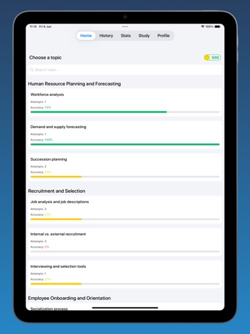 Human Resource Management+ iPad screenshot