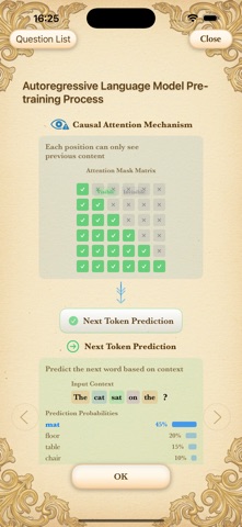 AI Learn & Quiz iPhone screenshot