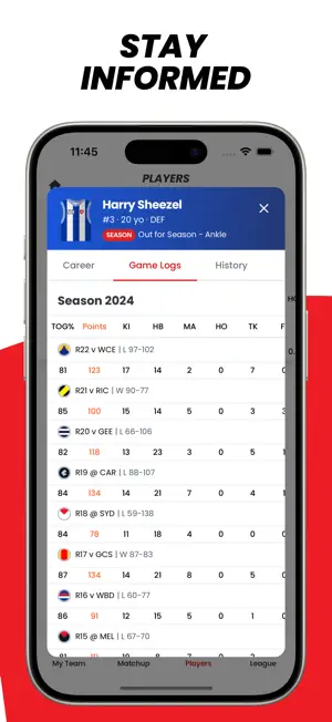 Keeper - Draft Fantasy AFL screenshot 4