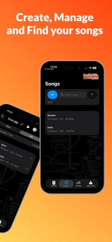 Lyrics SetList iPhone screenshot