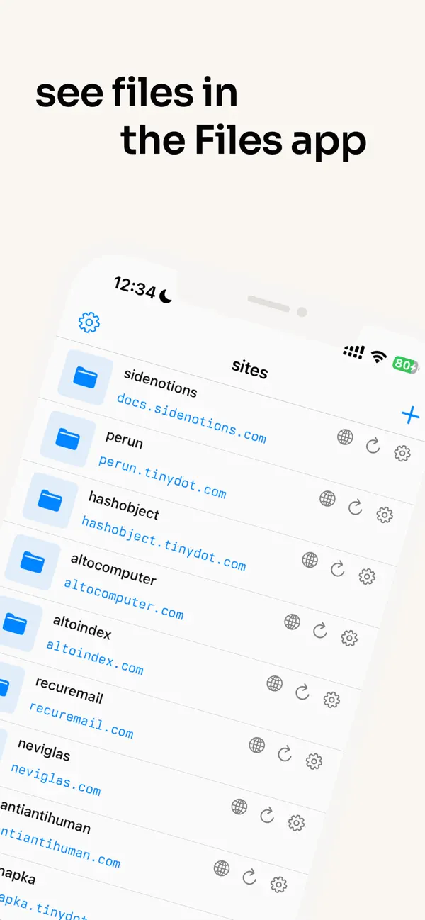 #3. tinydot websites (iOS) Ved: System Operator LLC