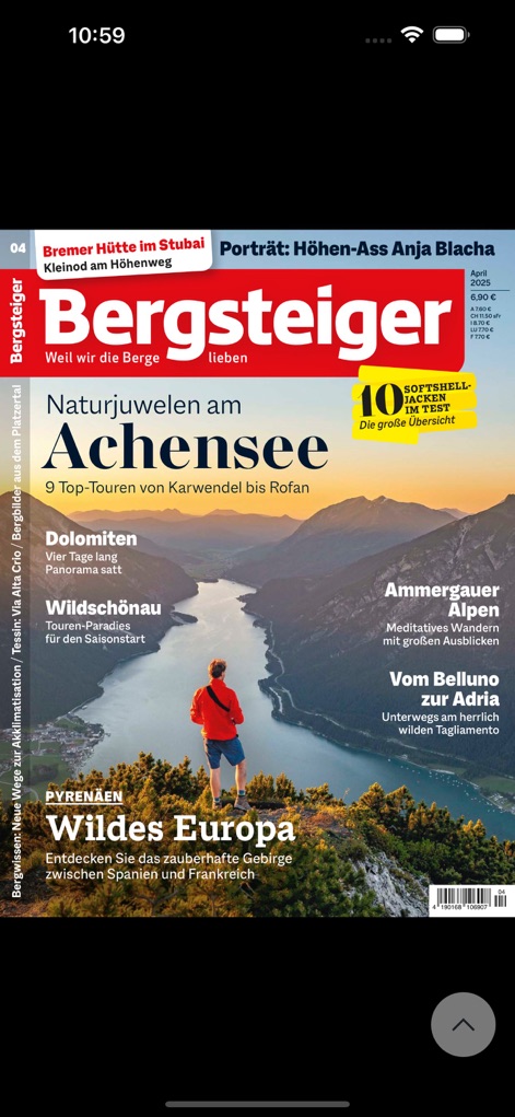 Bergsteiger. Das Tourenmagazin - Travel App | MWM