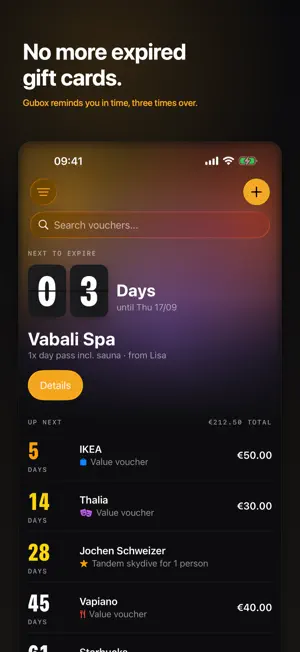 Gubox: Vouchers & Gift Cards screenshot 1