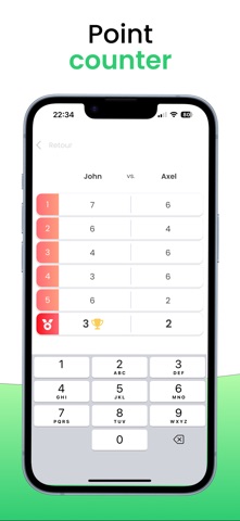 Tennis - Scorekeeper & Counter screenshot