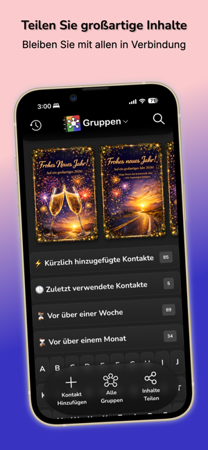 Gruppen Screenshot