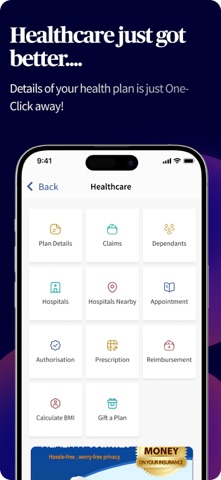 MyAXA Plus iPhone screenshot