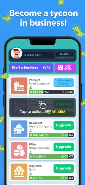 Business Tycoon: BeRich screenshot 2