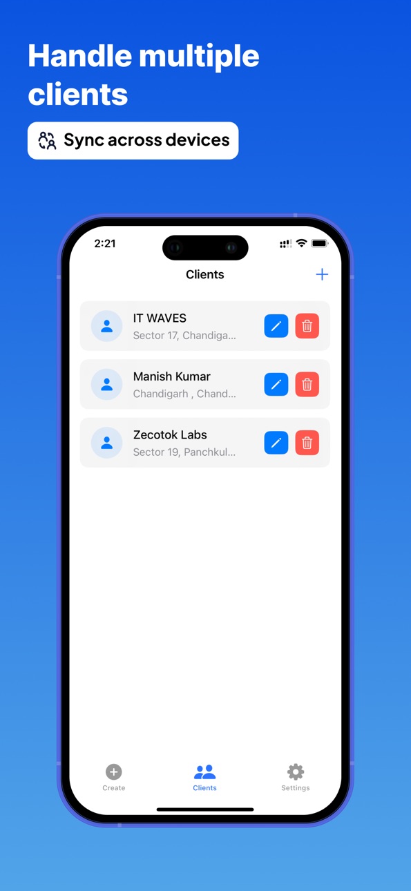 iPhone screenshot