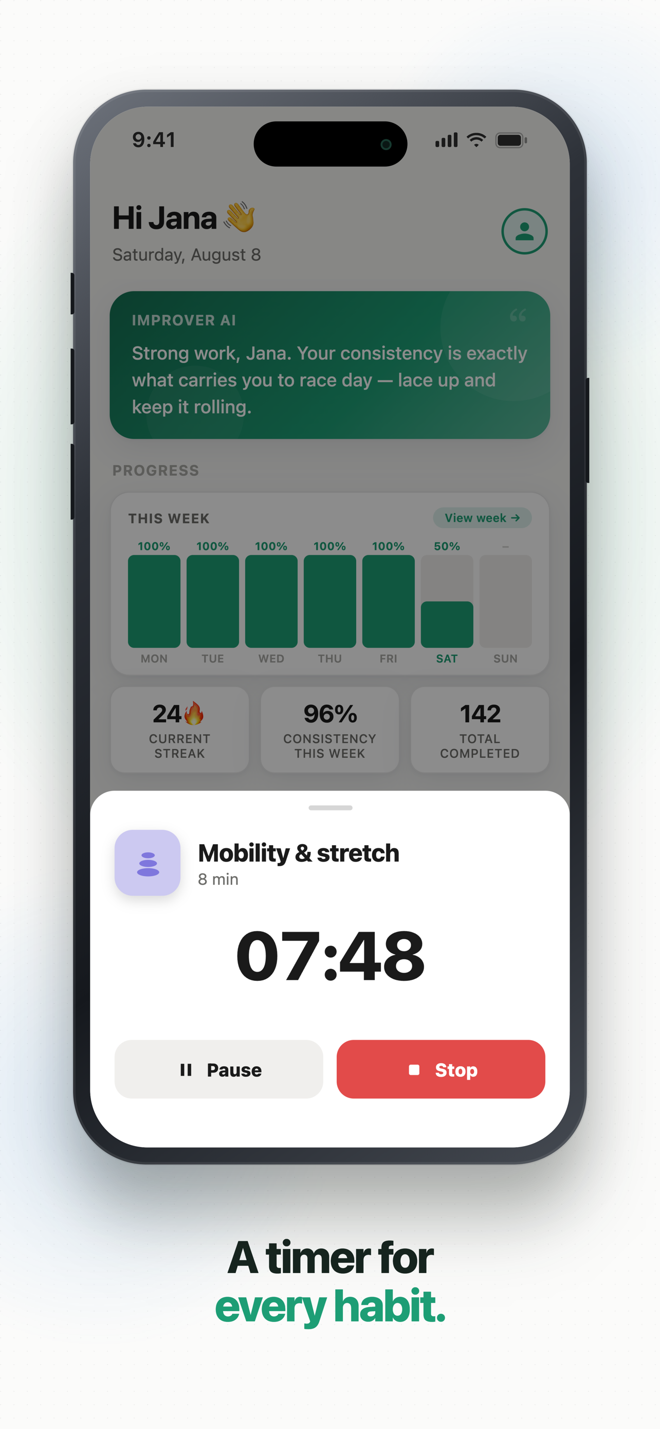 Improver | AI Habit Tracker screenshot 7