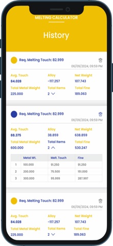Gold MeltXpert - Melting Calc screenshot