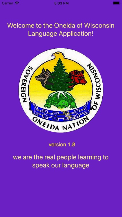 Oneida Wisconsin Language App