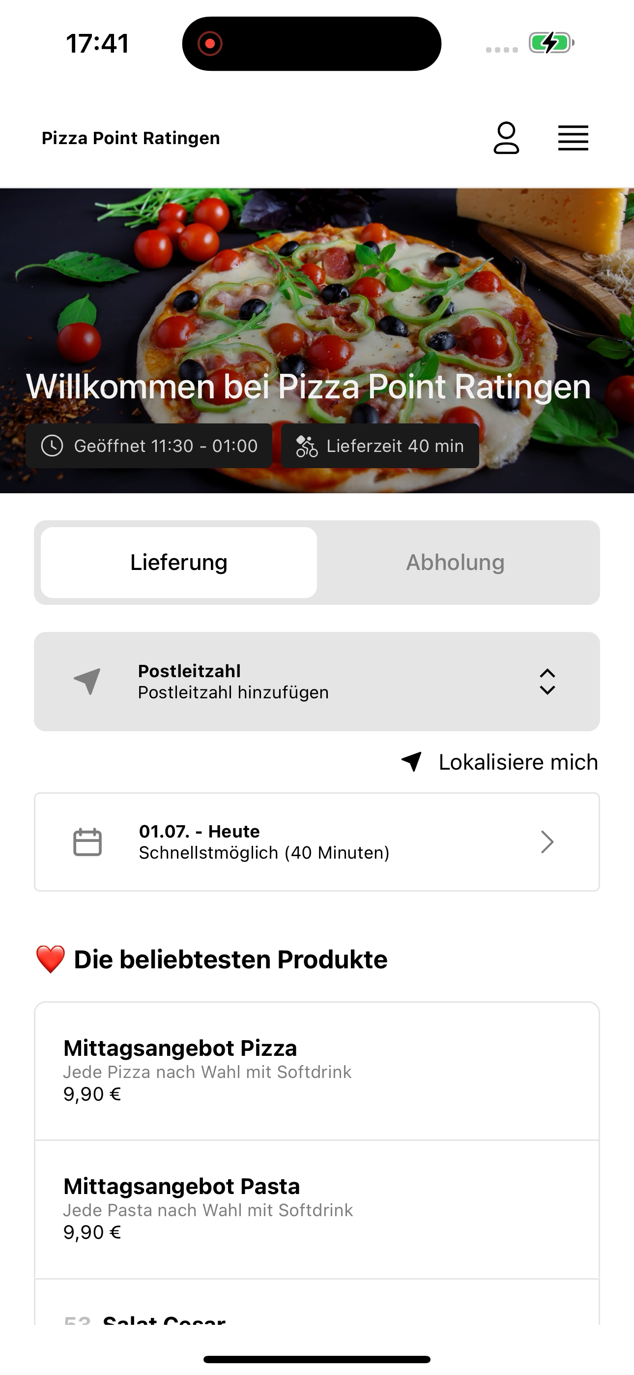 Pizza Point Ratingen screenshot 5