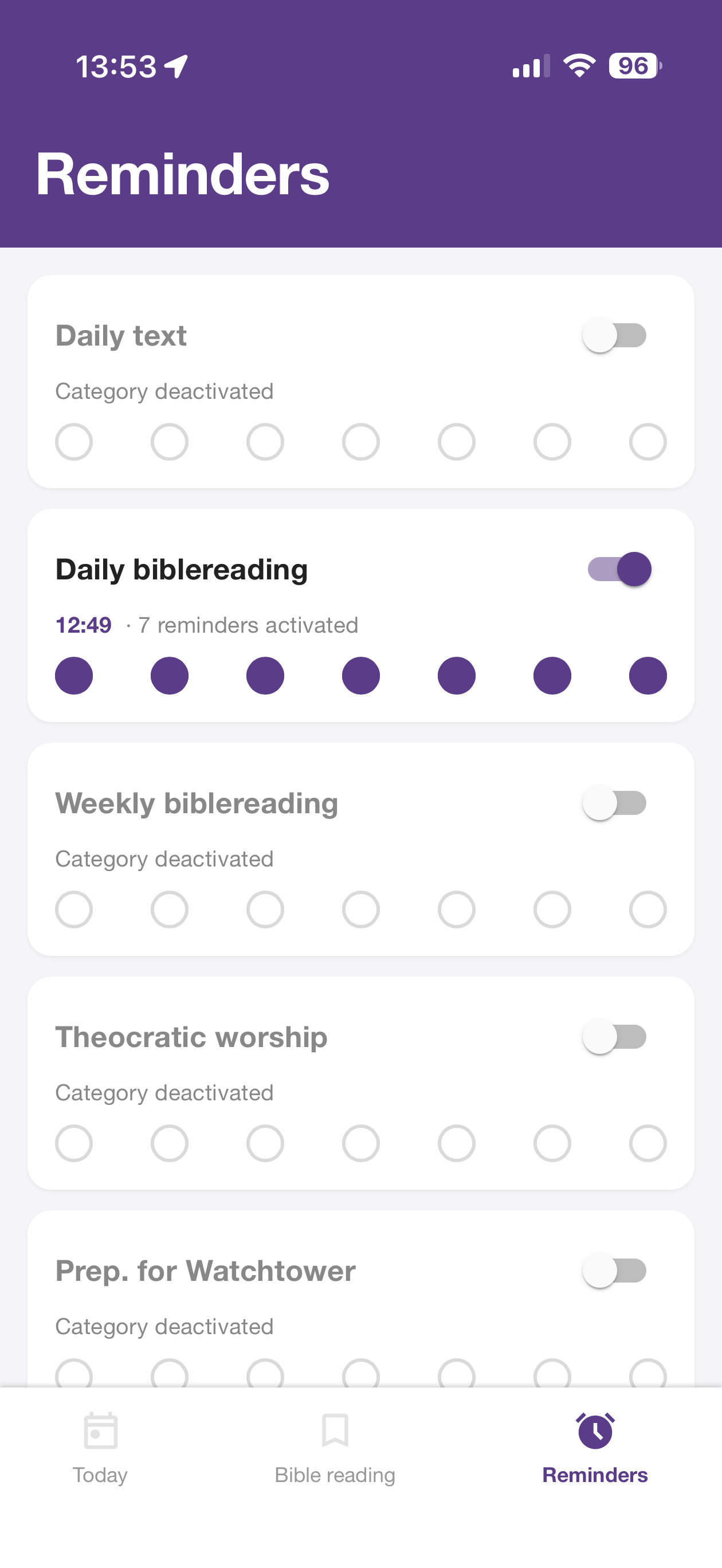 Bible.Reading.Tracker screenshot 3