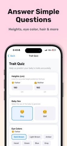 BabyBlend AI: Baby Generator iPhone screenshot