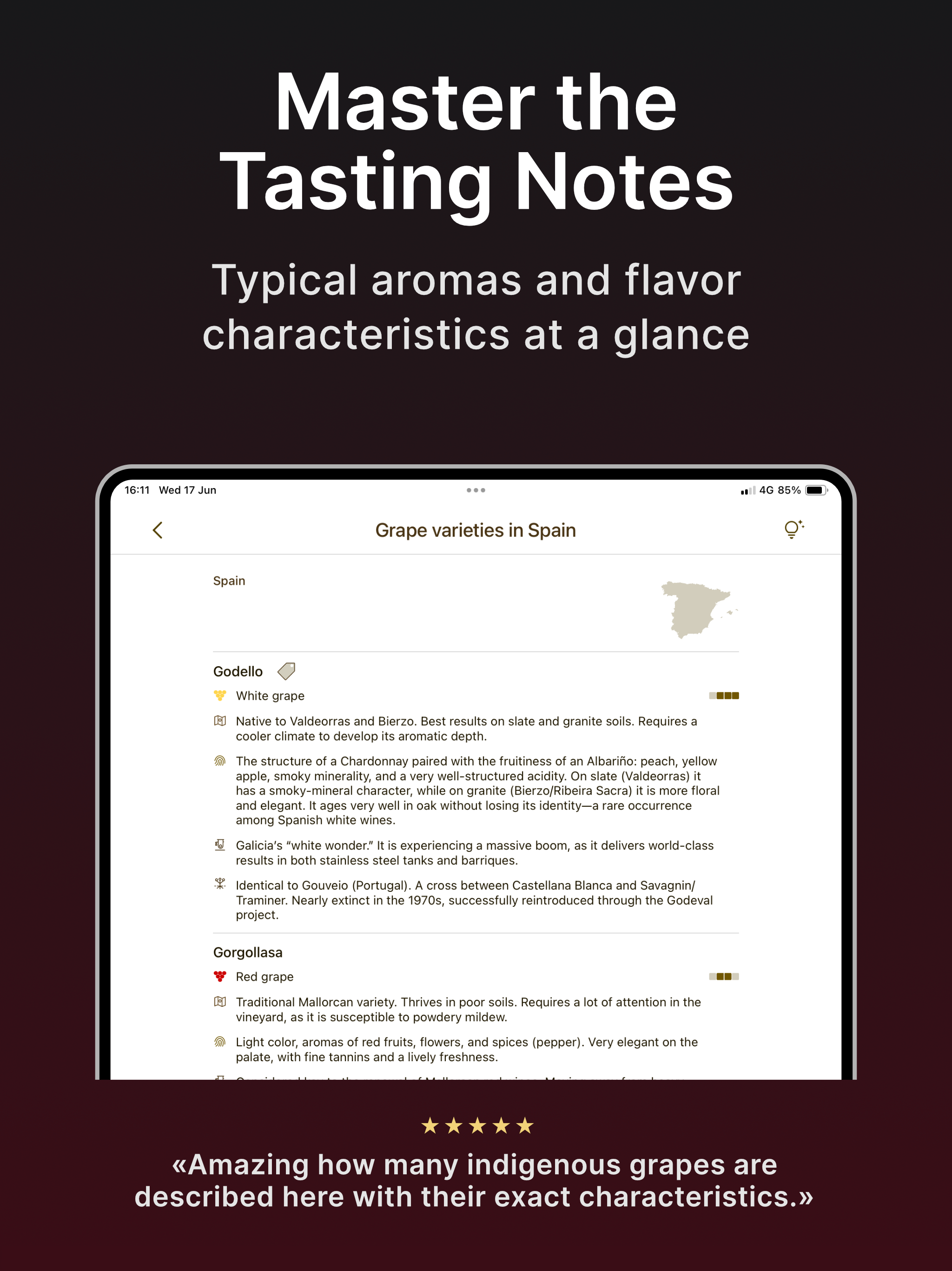 Wine Profiles & Vine Varieties screenshot 10