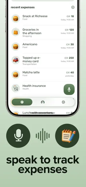 expense tracker - dimeright screenshot 1