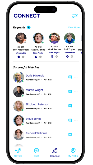 PlayerConnectr iPhone screenshot 4 - Social Networking app