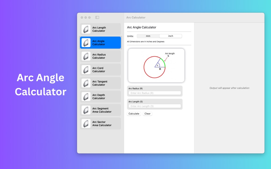 #2. Arc Calculation (macOS) di: Imran Pinjara
