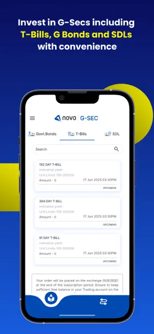 NOVO - MF, IPO, G-Sec, SGB screenshot 4