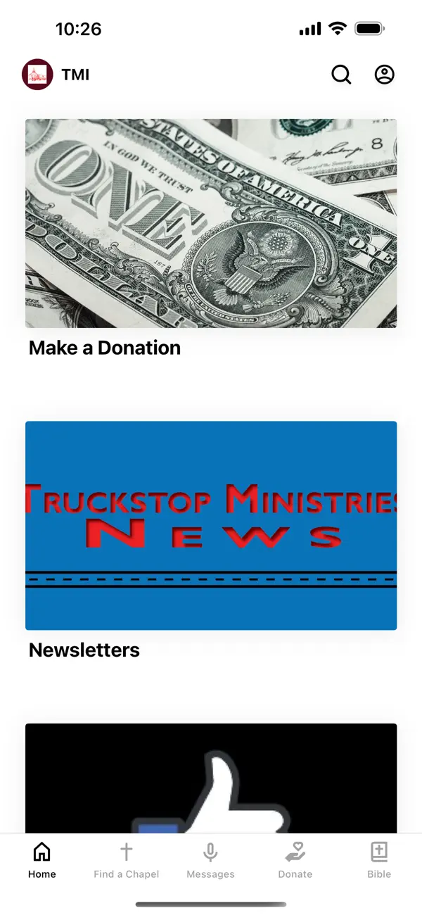 Screenshot #1 pour Truckstop Ministries, Inc.
