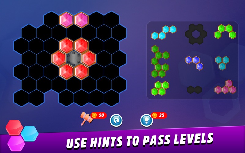 Block Hexa Sort: Color Match Screenshot