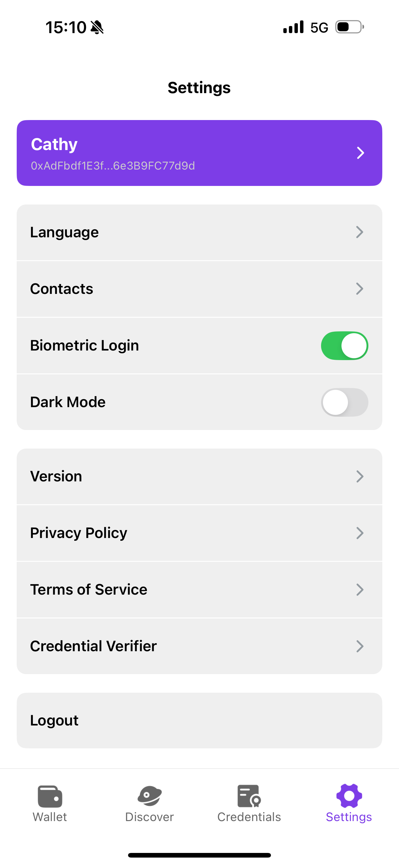 Upward Wallet screenshot 7