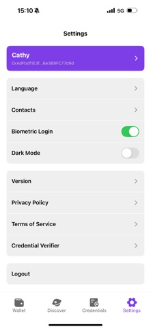 Upward Wallet Screenshot 7 of 7