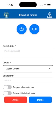 Lajmero Policine (app) iPhone screenshot