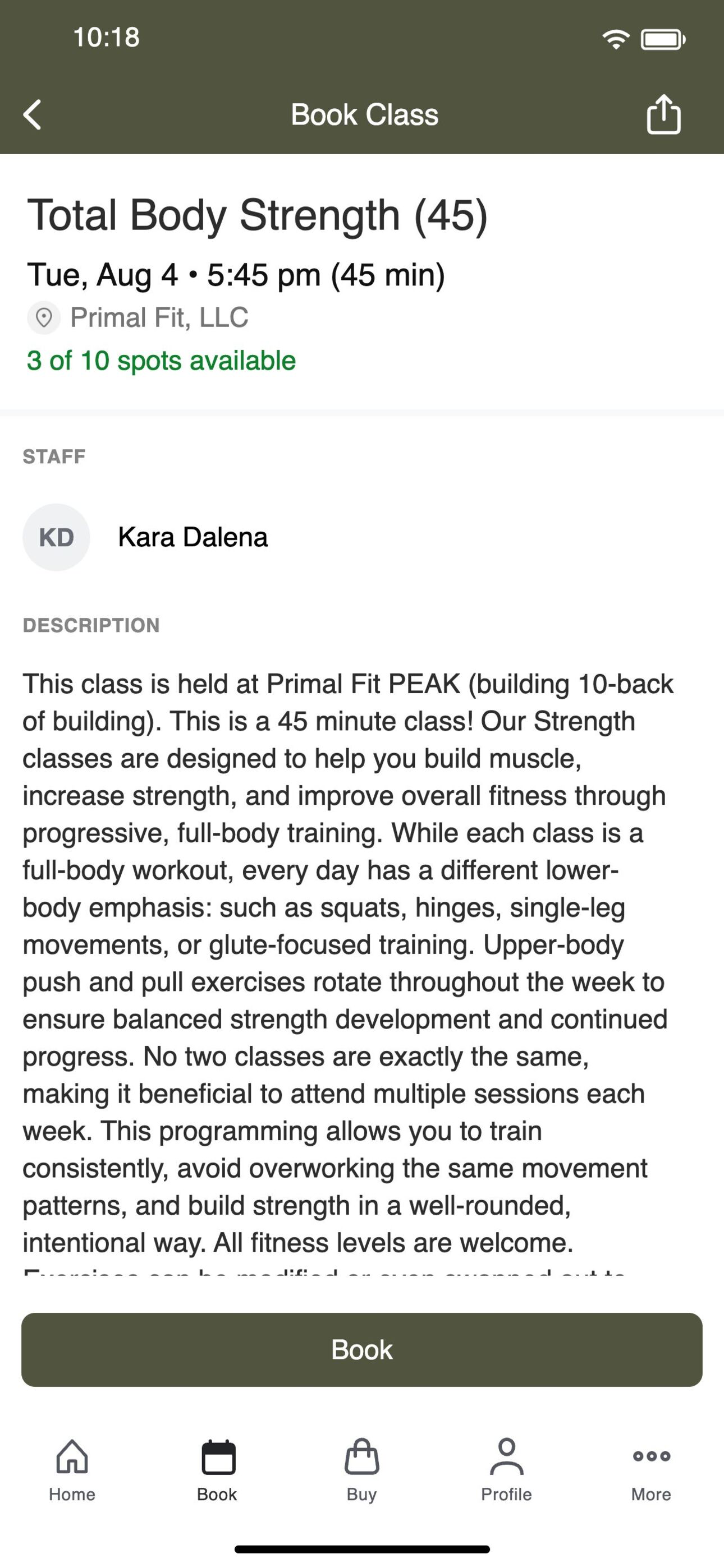 Primal Fit Avon screenshot 3