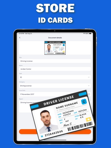 Camera Scanner -Bill Organizer iPad screenshot