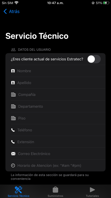App screenshot