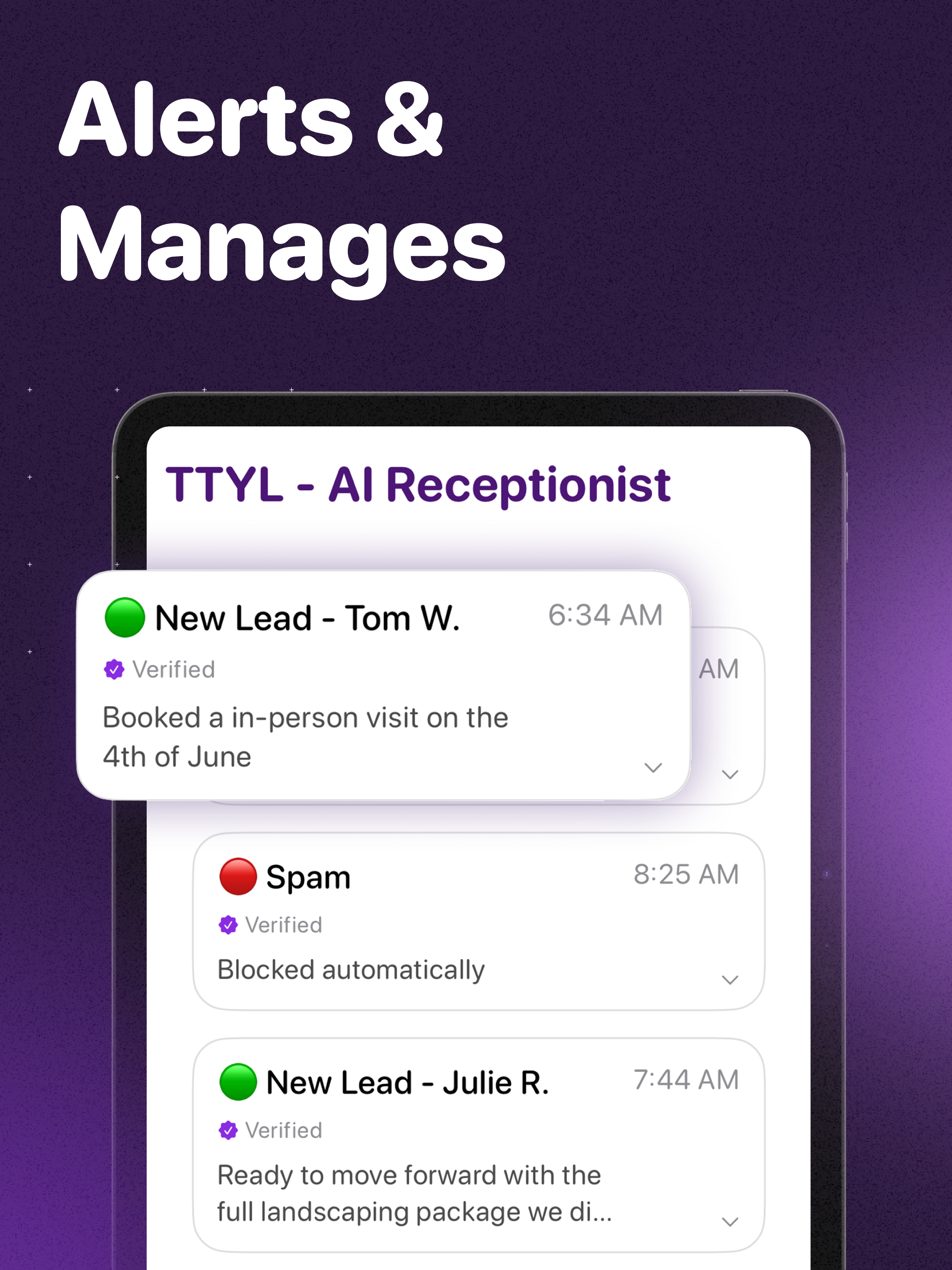 AI Phone Receptionist: TTYL screenshot 11