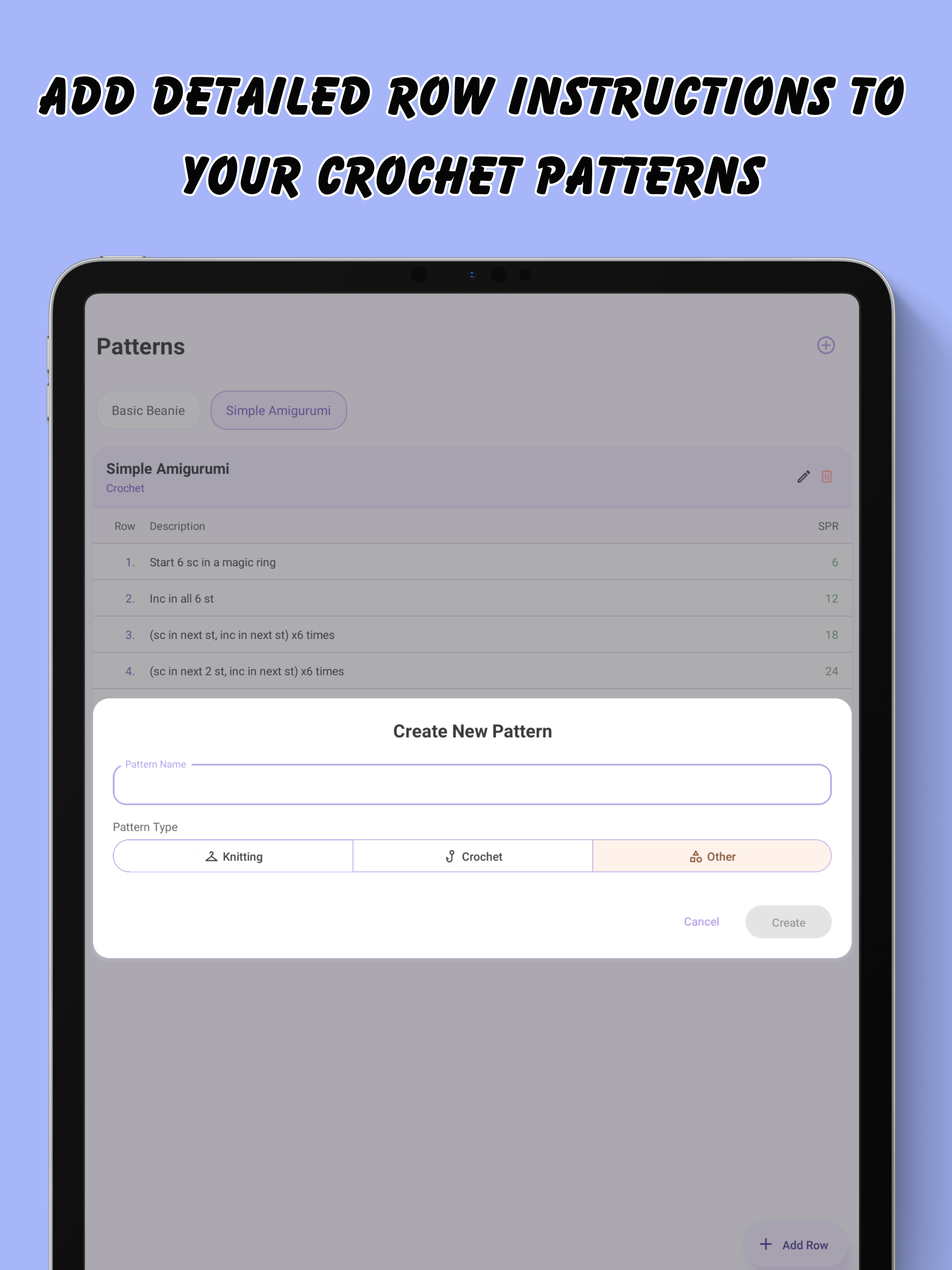 Crochet Row Counter Tracker