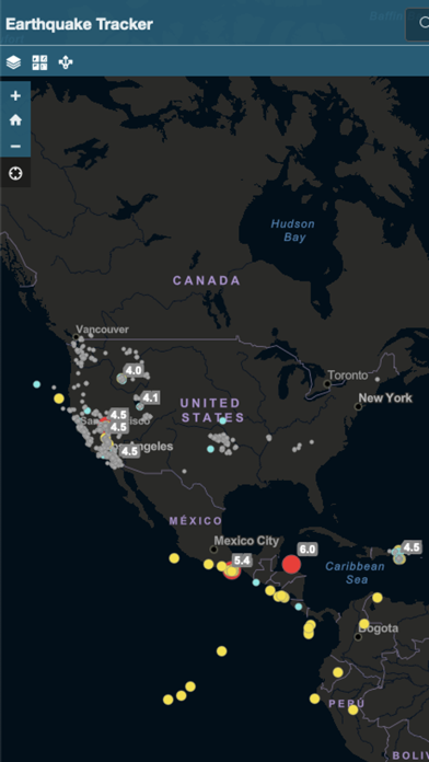 Screenshot #1 pour Earthquake Tracker Map