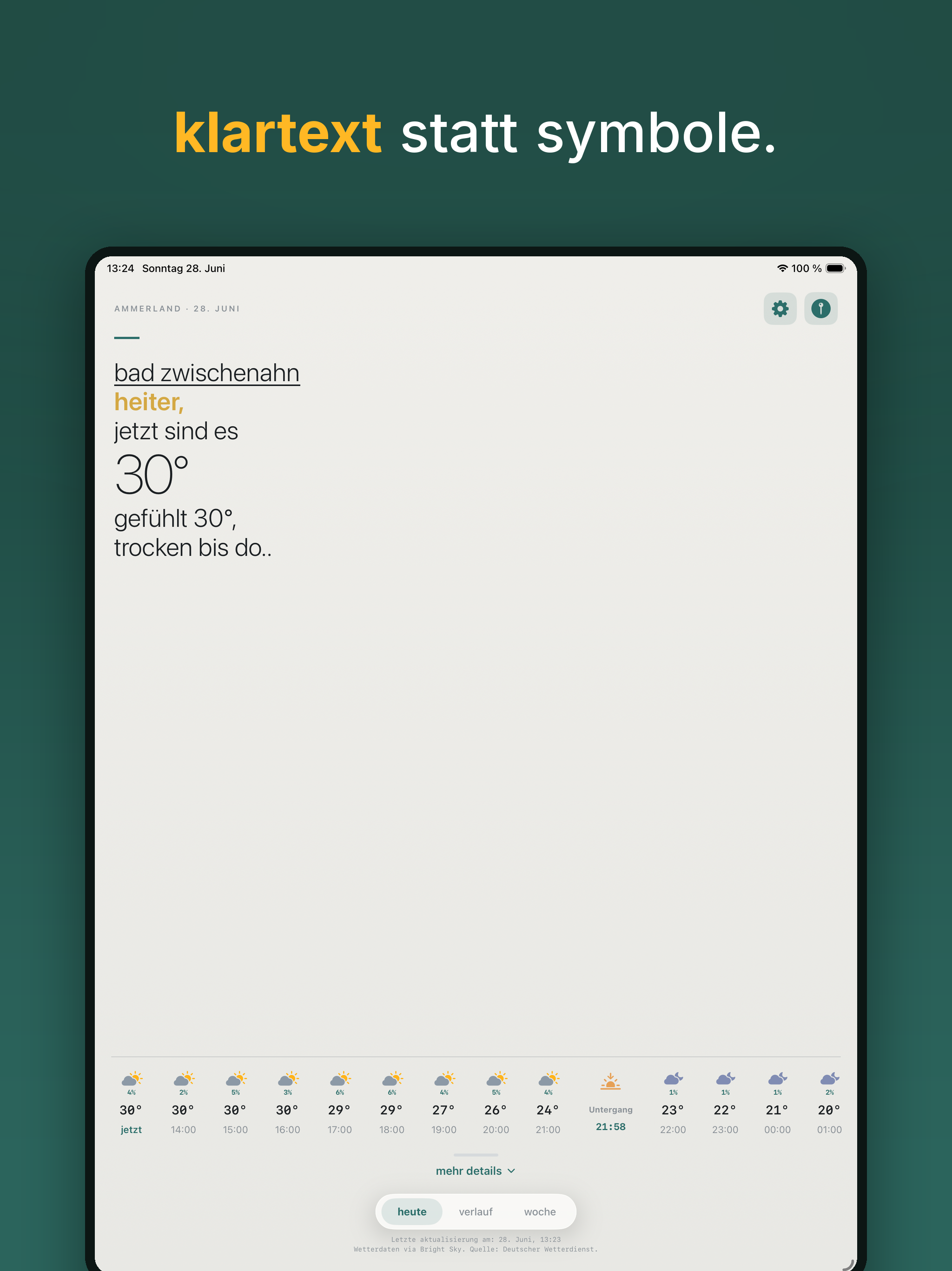 Wetterbote - Deutschland screenshot 7